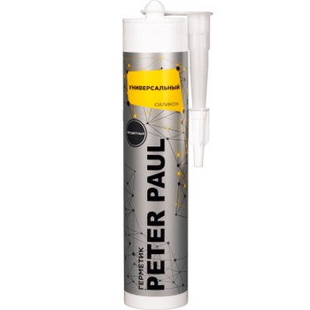Герметик Peter Paul силиконовый универсальный (прозрачный), 300 мл