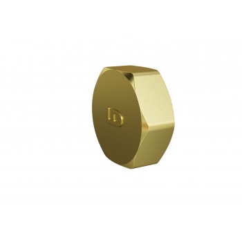 Заглушка 20 (3/4") ВР LD Pride (на трубу) латунь (70шт/уп)