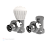 Набор ручной регулировки 1/2" прямой ROYAL THERMO