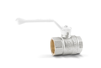 Кран 25 никел. вн/вн рычаг, вода LD Pride (white) (уп.8шт)