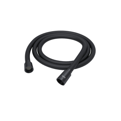 Шланг для душа, черный матовый, силиконовый, 1,5м, IDDIS Optima Home OPH15BLi19