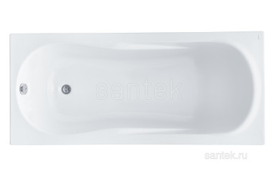 Акриловая ванна Santek Каледония 160х75 прямоугольная белая 1WH302388