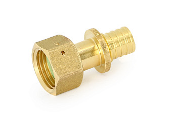 Муфта 20 x 3/4" ВР аксиальная с накидной гайкой , плоской прокладкой Uni-Fitt 754G7300 (уп.10)