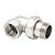 Соединитель 15 (1/2") вн/нр угловой (американка) латун. никель. Valtec (VTr.098.N.0004)