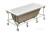 Ванна Roca Line 150х70 прямоугольная белая ZRU9302982 Ванна Roca Line 150х70 прямоугольная белая ZRU9302982