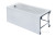 Ванна Roca Line 150х70 прямоугольная белая ZRU9302982 Ванна Roca Line 150х70 прямоугольная белая ZRU9302982