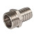 Штуцер 12х15 (12х1/2") с НР латун. никель. Valtec (VTr.650.N.0412)
