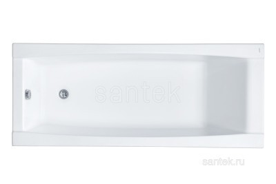 Акриловая ванна Santek Санторини 150х70 прямоугольная белая 1WH302497