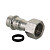 Муфта 22х3/4 с накидной гайкой  пресс нерж. ст. Valtec VTi.908.I.002205