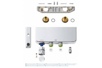 Термостатический смеситель для ванны GROHE GRT SmartControl, настенный монтаж 34718000