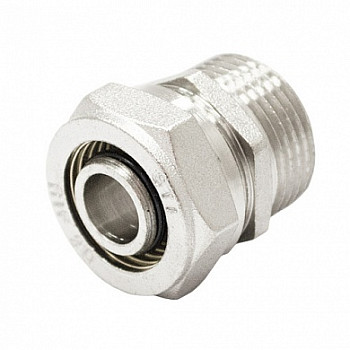МП Соединитель 16х3/4" НР обжим. (STI)