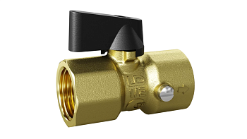 Кран 15 вн/вн Ру40, флажок, для манометра (G1/2") LD Pride (уп.40шт)