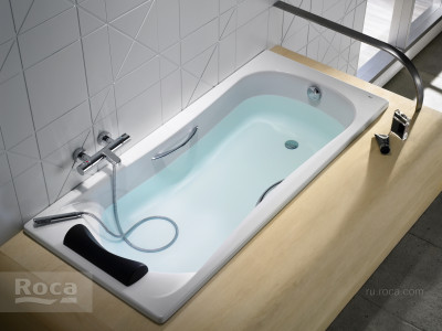 Ванна Roca BeCool 180x80 прямоугольная белая ZRU9302782