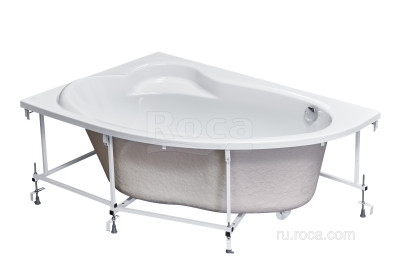 Ванна Roca Luna 170x115 асимметричная левая белая ZRU9302911