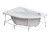 Ванна Roca Luna 170x115 асимметричная левая белая ZRU9302911