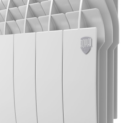 Радиатор биметаллический Royal Thermo BiLiner 350/Bianco Traffico (нижнее подключение) 12 секций