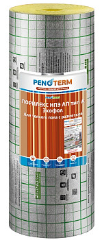 Подложка с разметкой 3ммх1200ммх25 м.п. Экофол ПОРИЛЕКС тип А (30 м2/уп)