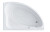 Ванна Santek Гоа 150х100 R асимметричная белая 1WH112032