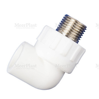 ПП Угольник 32х3/4" НР переходной (60/5) (MeerPlast) 