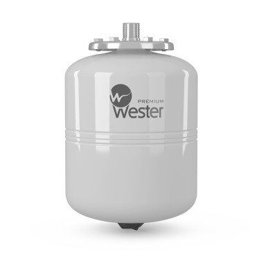 Бак 24л. мембранный для системы ГВС и гелиосистем Wester WDV24 фланец нерж
