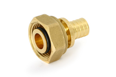 Муфта 16х3/4" евроконус аксиальная, с накидной гайкой Uni-Fitt 753G6300 (уп.10)