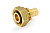 Муфта 16х3/4" евроконус аксиальная, с накидной гайкой Uni-Fitt 753G6300 (уп.10)