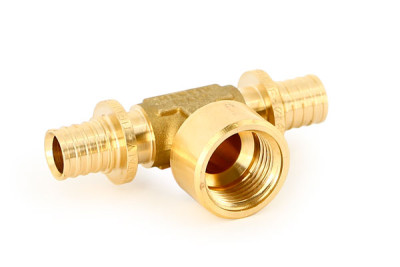 Тройник 20x1/2"x20 ВН лат. аксиальный Uni-Fitt 747G7270 (уп.5)