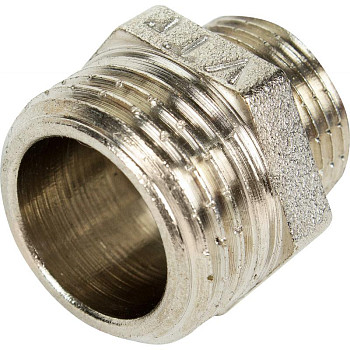 Переходник 50х40 (2"х1 1/2") вн/нр латун. никель. Valtec (VTr.592.N.0907)