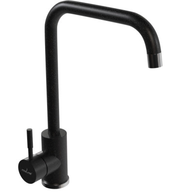 Смеситель для кухни 35к MIXLINE ML-GS12 (308) черный высок. излив