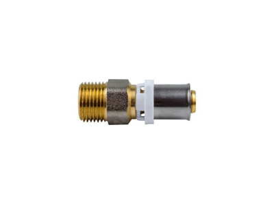 МП Муфта 16х1/2" НР пресс, латунь (STI)