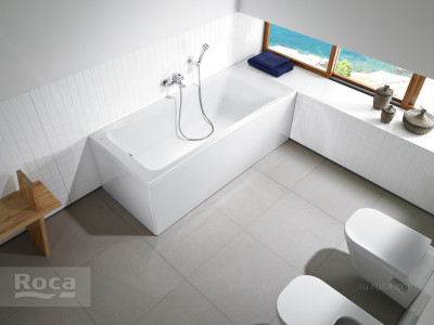 Ванна Roca Easy 170x70 прямоугольная белая ZRU9302905