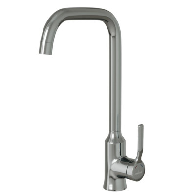 Смеситель для кухни 35k MIXLINE ML40-032 "Flat" высокий излив боковая ручка