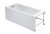 Ванна Roca Easy 150x70 прямоугольная белая ZRU9302904 Ванна Roca Easy 150x70 прямоугольная белая ZRU9302904