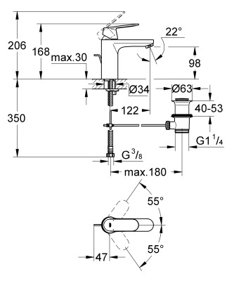 Набор для ванной комнаты GROHE Euro Ceramic NC0004