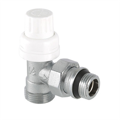 Клапан 15 (1/2") радиаторный угловой с доп. уплотнением *Евроконус VALTEC VT.031.NER.04