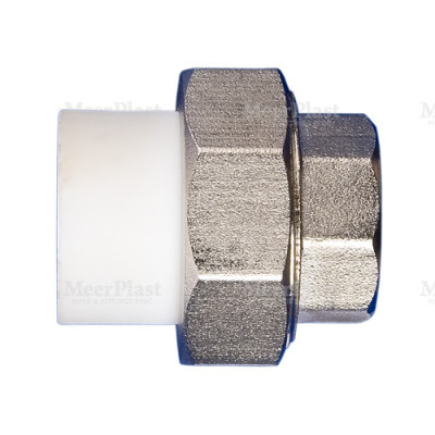 ПП Муфта 20х1/2" ВР разъемная амер. (210/10) (MeerPlast) 