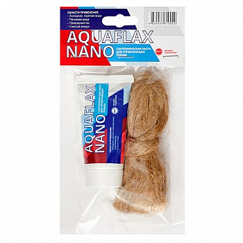 Набор Паста+Лен AQUAFLAX NANO (30гр.+15гр.) (25шт/кор)