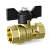 Кран 15 вн/вн Ру40 бабочка, для манометра G1/2"хМ20, (трубная/метрич. резьба) LD Pride (уп.30шт)