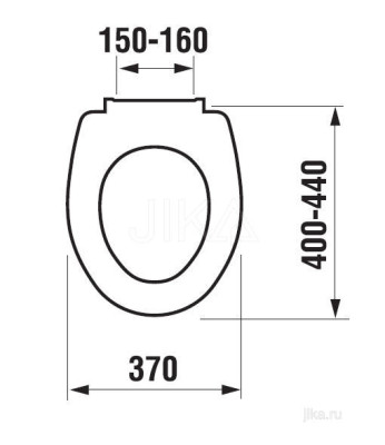 Крышка для чаши Jika Zeta 8.9327.2.000.063.1