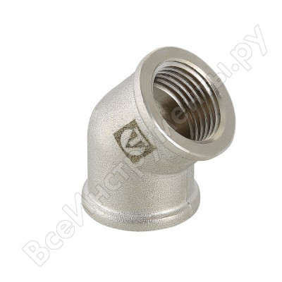 Угольник 20 (3/4") ВН 45° латун. никель. Valtec (VTr.091.N.0005)